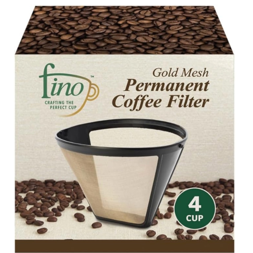 Fino Gold Mesh Reusable Coffee Filter